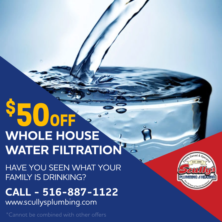 $ 50 Off whole house water filtration coupon - Scully's Plumbing